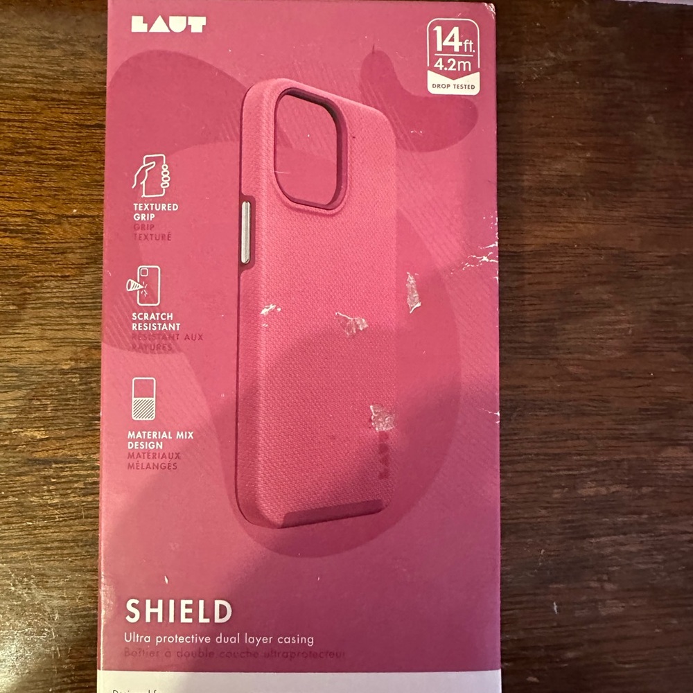Laut Shield Pink Case for iPhone 14
